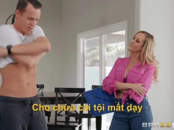 jav black Dạy dỗ thằng con riêng của ông chồng